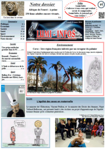 Opération "Faites la Une" 2014 : 6 prix décernés, 5 établissements scolaires lauréats Opération "Faites la Une" 2014 : 6 prix décernés, 5 établissements scolaires lauréats