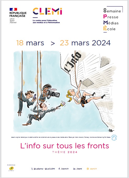 Inscription à la Semaine de la presse et des médias° Inscription à la Semaine de la presse et des médias°