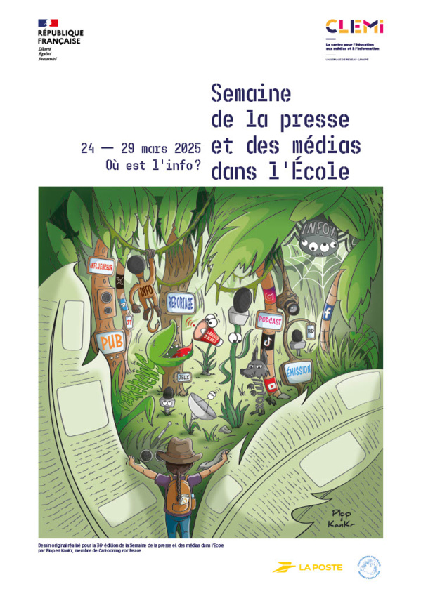 Inscriptions à la 36ème Semaine de la Presse et des médias dans l'école Inscriptions à la 36ème Semaine de la Presse et des médias dans l'école