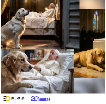 Le chien du pape François ébranlé par la mort de son maître ? Le chien du pape François ébranlé par la mort de son maître ?