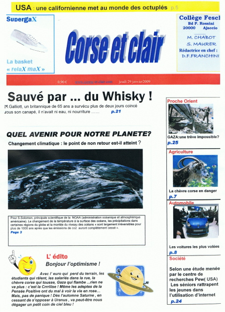 Autour des lauréats : des Unes remarquées Autour des lauréats : des Unes remarquées