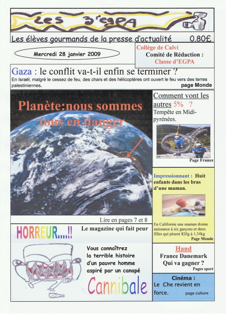 Autour des lauréats : des Unes remarquées Autour des lauréats : des Unes remarquées