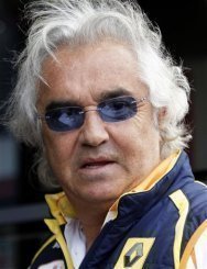 Flavio Briatore le 16 juin 2009 au Grand Prix de Silverstone © 2010 AFP Shaun Curry