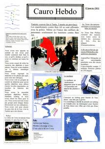 Concours académique « Faites la Une » 2011 - 8 prix décernés Concours académique « Faites la Une » 2011 - 8 prix décernés